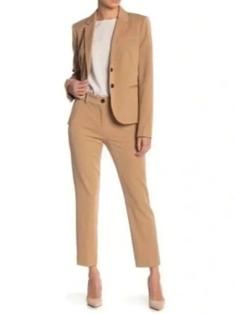 J.Crew NWT Slim Ankle Pants Camel Tan Size 00 K2916
